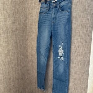 Levi's Light Blue Distressed Skinny Jeans